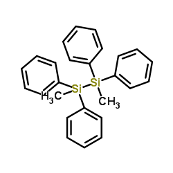 1,2-二甲基-1,1,2,2-四苯基乙硅烷结构式