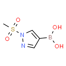 [1-(甲砜基)-4-吡唑基]硼酸图片