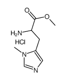 Methyl 2-Amino-3-(1-Methyl-1H-Imidazol-5-Yl)Propanoate Hydrochloride structure