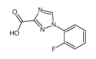 1-(2-FLUOROPHENYL)-1H-1,2,4-TRIAZOLE-3-CARBOXYLIC ACID structure