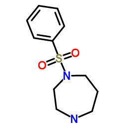 1-(Phenylsulfonyl)homopiperazine结构式