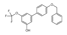 3-(4-phenylmethoxyphenyl)-5-(trifluoromethoxy)phenol Structure