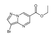 3-溴吡唑并[1,5-a]嘧啶-6-羧酸乙酯结构式