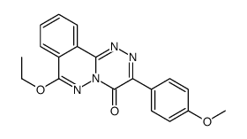 7-ethoxy-3-(4-methoxyphenyl)-[1,2,4]triazino[3,4-a]phthalazin-4-one结构式