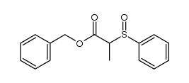 benzyl 2-(phenylsulfinyl)propanoate Structure