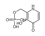 (3-hydroxy-4-oxo-1H-pyridin-2-yl)methyl dihydrogen phosphate结构式