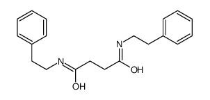 N,N'-bis(2-phenylethyl)butanediamide Structure