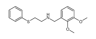 N-(2,3-dimethoxybenzyl)-2-(phenylthio)ethan-1-amine Structure