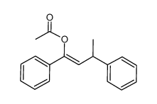 (Z)-acetyloxy-1,3-diphenyl-1-butene Structure