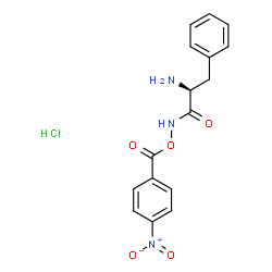 4-nitrobenzoyl N-phenylalanylhydroxamate结构式