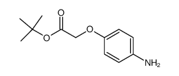 TERT-BUTYL (4-AMINOPHENOXY)ACETATE结构式