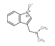 1H-Indole-3-methanamine,N,N-dimethyl-, N-oxide结构式