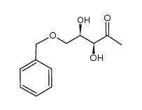 (3S,4R)-5-benzyloxy-3,4-dihydroxy-pentan-2-one结构式