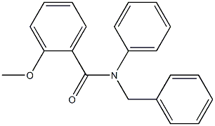 N-Benzyl-2-methoxy-N-phenylbenzamide Structure