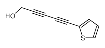 5-thiophen-2-ylpenta-2,4-diyn-1-ol结构式