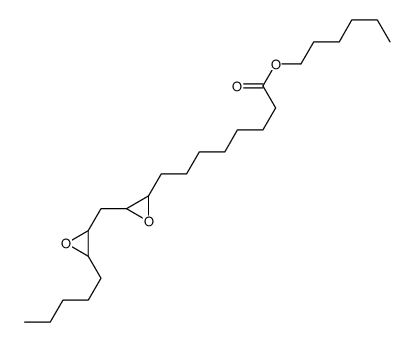 hexyl 3-[(3-pentyloxiranyl)methyl]oxiran-2-octanoate Structure