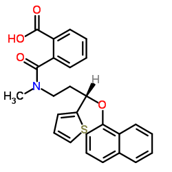 2-[[Methyl[(3S)-3-(1-naphthalenyloxy)-3-(2-thienyl)propyl]amino]carbonyl]benzoic Acid picture