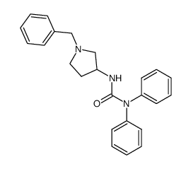 3-(1-Benzylpyrrolidin-3-yl)-1,1-diphenylurea Structure