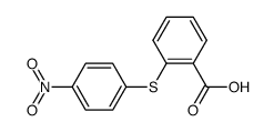 2-(4-NITROPHENYLTHIO)BENZOIC ACID Structure