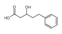 3-hydroxy-5-phenylpentanoic acid结构式