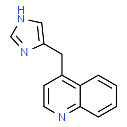 Quinoline,4-(1H-imidazol-4-ylmethyl)- (9CI)结构式