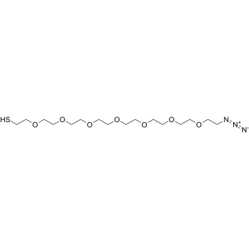 HS-PEG7-CH2CH2N3 Structure