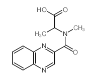 Alanine,N-methyl-N-(2-quinoxalinylcarbonyl)-, L- (8CI) picture