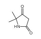 5,5-dimethyltetramic acid Structure