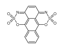 anthra[1,9-de,4,10-d'e']bis[1,2,3]oxathiazine-2,2,7,7-tetraoxide结构式