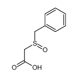 2-benzylsulfinylacetic acid Structure