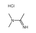 N,N-Dimethyl-acetamidin-hydrochlorid结构式