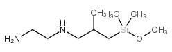 N-(2-氨乙基)-3- 氨基异丁基二甲基甲氧基硅烷结构式