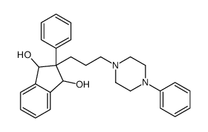 2-phenyl-2-[3-(4-phenylpiperazin-1-yl)propyl]-1,3-dihydroindene-1,3-diol Structure