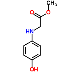 (R)-Methyl 2-amino-2-(4-hydroxyphenyl)acetate structure