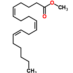 Methyl (5Z,9Z,12Z)-5,9,12-octadecatrienoate Structure