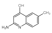 2-amino-6-methyl-1H-quinolin-4-one结构式