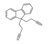 9,9-二(2-氰基乙基)芴结构式