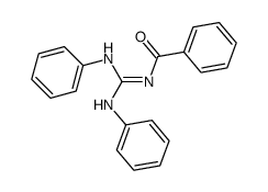 N,N'-diphenyl-N''-benzoylguanidine结构式