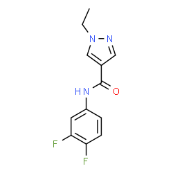 1H-Pyrazole-4-carboxamide,N-(3,4-difluorophenyl)-1-ethyl-(9CI) Structure