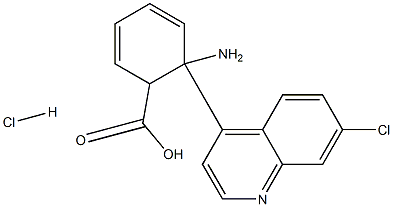 2-(7-chloroquinolin-4-yl)anthranilic acid hidrochloride结构式