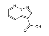 2-methyl-pyrazolo[1,5-b]pyridazine-3-carboxylic acid structure