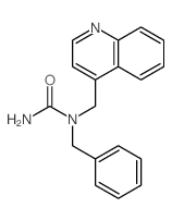 Urea,N-(phenylmethyl)-N-(4-quinolinylmethyl)- Structure