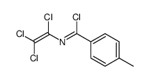 4-methyl-N-trichlorovinyl-benzimidoyl chloride结构式