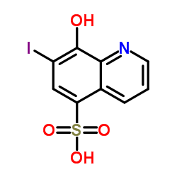 喹碘方结构式