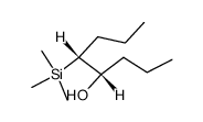 erythro-5-(Trimethylsilyl)-4-octanol结构式