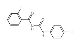 N-(((4-Chlorophenyl)amino)carbonyl)benzamide结构式