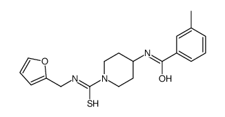 Benzamide, N-[1-[[(2-furanylmethyl)amino]thioxomethyl]-4-piperidinyl]-3-methyl- (9CI) picture