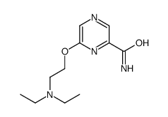 6-[2-(diethylamino)ethoxy]pyrazine-2-carboxamide Structure