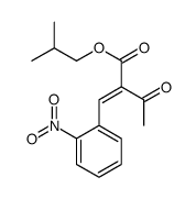 Isobutyl 2-(2-Nitro-Benzylidene)Acetoacetate Structure