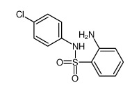 2-amino-N-(4-chlorophenyl)benzenesulfonamide结构式